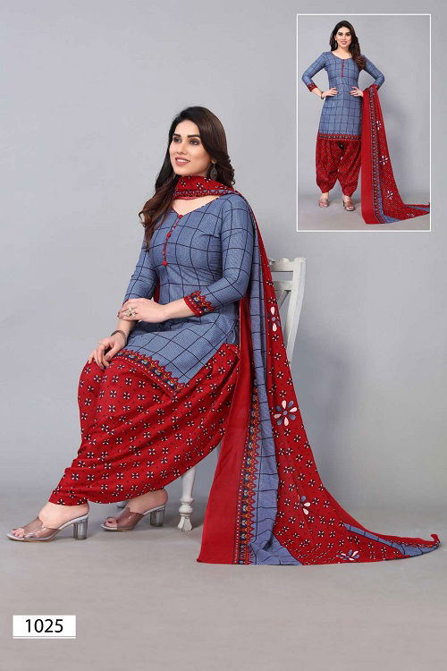 Patiyala Special 1002 Regular Wear Wholesale Cotton Dress Material